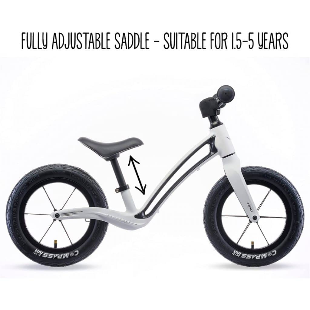 Hornit Airo Balance Bike (Orca White) Xchange Sports