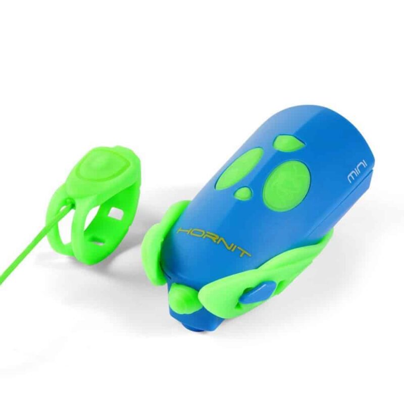 Hornit MINI Kids Bike Horn & Light - Blue
