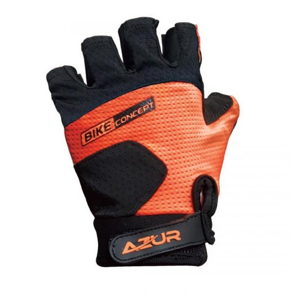 Azur Kids Bike Gloves Orange / Black Xchange Sports