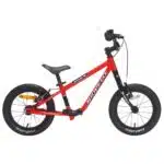 KVR14 S1 RD Side View Kidvelo Rookie 14 inch Balance Bike - Neon Red