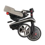 Globber explorer 4-in-1 foldable tricycle folded into compact storage position_Taupe colour
