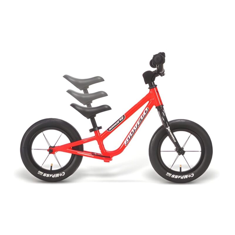 Kidvelo Rookie 12 Balance Bike - Red - Best Balance Bike Australia - Seat Adjustment detail view