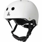 Triple-8-Lil-8-Kids-Helmet-White-Glossy-Best Toddlers Helmets in Australia