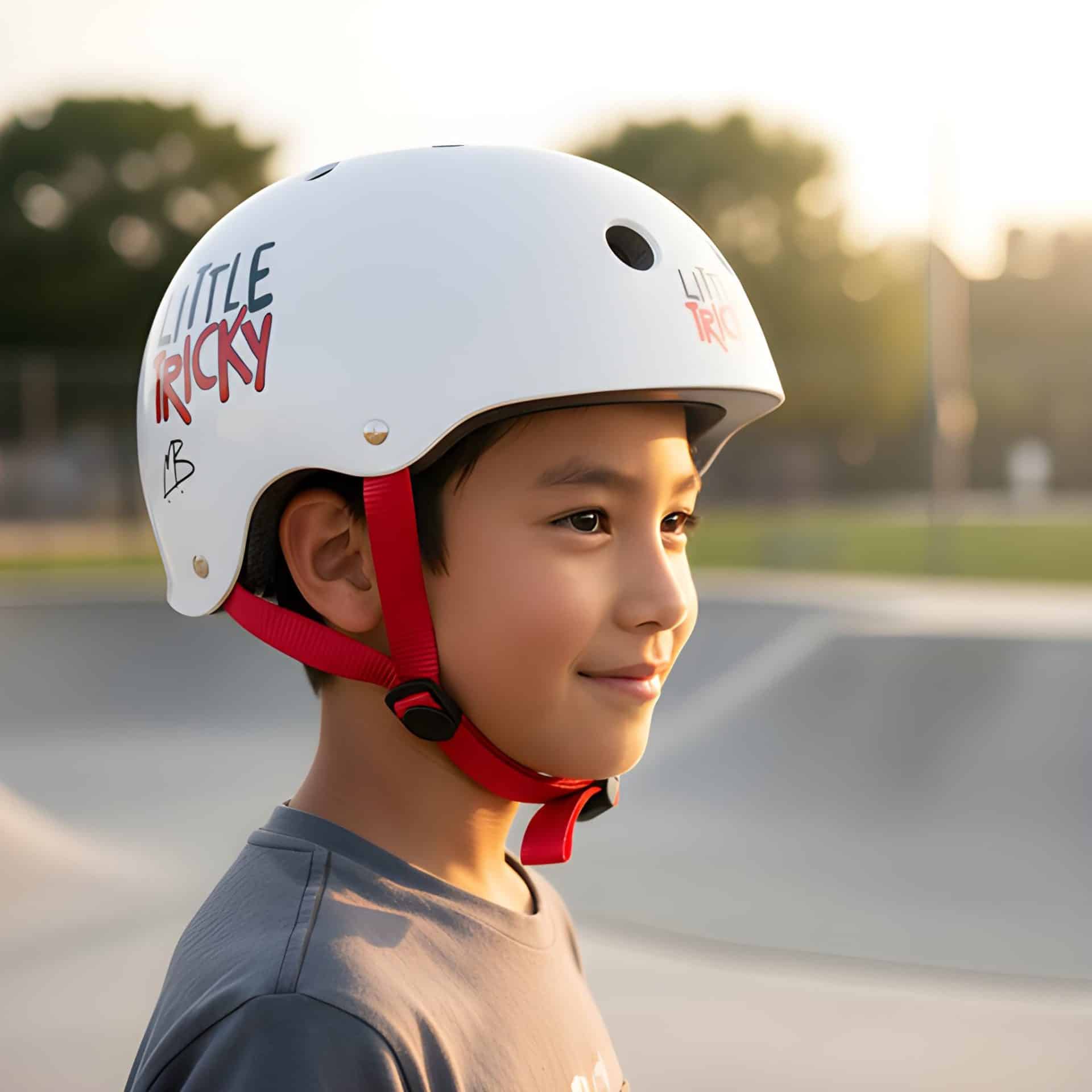 Triple 8-Little-Tricky-Kids-Helmet-White-active-hero