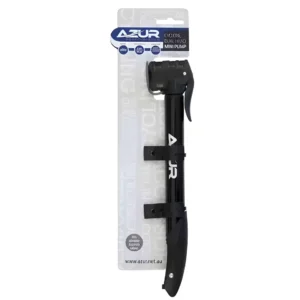 Azur Mini Bike Pump – Lightweight Dual Hand Pump (Presta & Schrader)