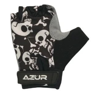Azur Kids Bike Gloves - Skulls