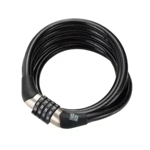 OG Series - Coiled Cable Bike Lock Combo - 150cm x 8mm