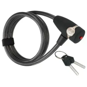 OG Series Coiled Cable Bike Lock with Key - 120cm x 10mm