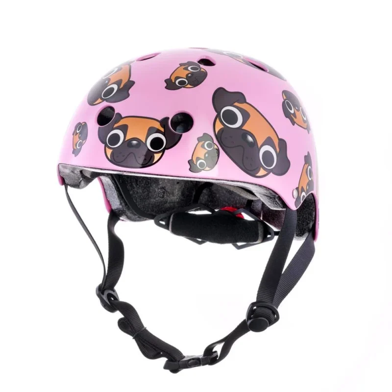Hornit Pug Puppies Kids Helmet 45