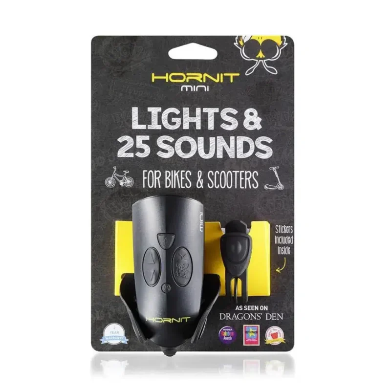 Packaging of Black Horn & Light for Kids