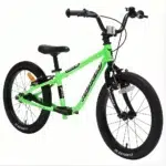 Kidvelo Rookie 18 Balance To Pedal Bike Green - Front Angle View